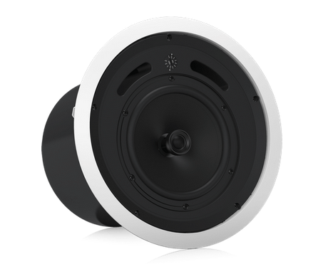 TANNOY 8" COAXIAL IN-CEILING LOUDSPEAKER FOR INSTALL, 60W CONT/240W PEAK, 6 OHM, 70V OR 100V